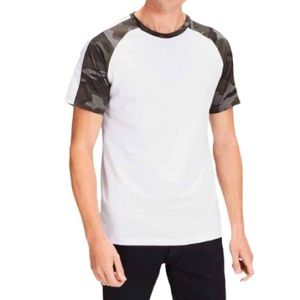 Jack & Jones White Slim Fit Short Tee Large NWOT